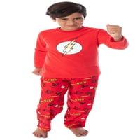 Comics Boys 'Flash superheroj košulje od runa i pant Kids Pajama set