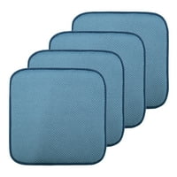 Set od 4, premium memorijske pjene non klizni stolica jastučići jastučići, 16.1 '' 16.1 ''