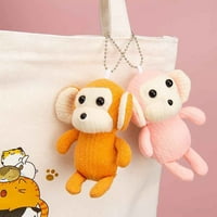 Priključna lutka male majmunske plišane igračke lijep ruksak pribor za ukrašavanje vrećica nasumična
