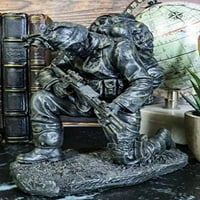 Molitva za hrabrost klečeći vojnik Figurine 6 H Memorijal Solemna čast i vojna puška u figurini
