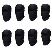 Crna balaclava lica skijaška maska: Poklopac za pune lica s maski za muškarce za muškarce