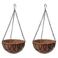 Metalne košare za viseće kokose sa kokofom Coir Liner Hanger Biller Flower lonac