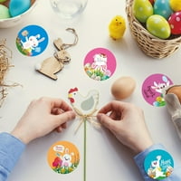 ToyFunny Easter Roll naljepnice naljepnice za ukrašavanje poklona Dan naljepnica naljepnica