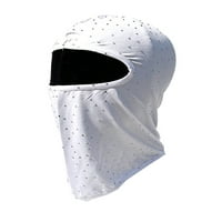 Eyicmarn Rhinestone Pokrivanje punog lica, Vjetar UV zaštita Balaclava Hood za sportove na otvorenom