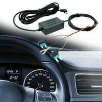 Naierhg tvrda žičana toplota stabilna mjenjača 12V 24V Mini USB Hardwire Old Kit za automobil, crni