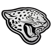 Muška antigua Heather Siva Jacksonville Jaguars Metalik logo Apsolutni pulover Hoodie
