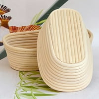 Košarica za zaštitu od hljeba Pečenje kruha za kisele kruh ovalna ratana korpa tijesta