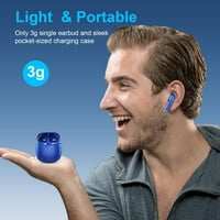 Bežična slušalica, Bluetooth 5. Earbud Stereo bas, Bluetooth slušalice u ušima za uklanjanje buke, slušalice