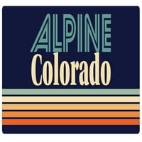 Alpine Colorado Frižider Magnet Retro Design