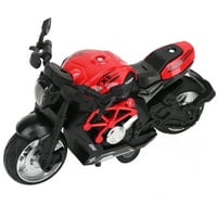 Povucite nazad igračka motocikla, legura motocikl Model Toy Premium Final za kolekciju za djecu crvena,