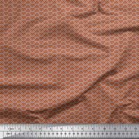 Soimoi Japan Crepe Satin Tkanina Dot & Geometrijski mali otisci tkanine širom dvorišta