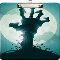 Halloween zombi ručna međuspremnik Tvrtna ploča za stapanje drva i povucite za standardno pismo