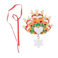 Božićni Xmas Party Tree Viseći dekor Privjesak za snjegović ukras pribor za igranje ukras Key Bauble