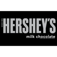 Junior's Hershey's Mliječni čokoladni Logo Grafički tee crni medij