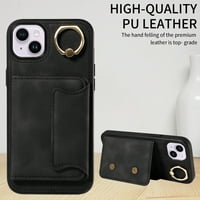 FEISHELL PING Držač nosač novčanika za iPhone plus, luksuzni PU kožni prorezi za prekrivač s magnetskim