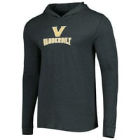 Muški koncepti Sport Black charcoal Vanderbilt Commodores Meter pulover Hoodie & Pant Sleep set