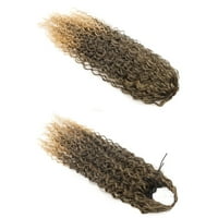 WIG ženski Ponytail, vanjska trgovina džep džep kovrčava kosa granična vlakna elastična mreža za crtanje