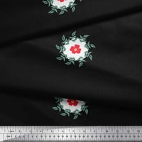 Soimoi pamučna kambrička tkaninska tkanina i cvjetni umjetnički otisak šivajući tkaninu širok