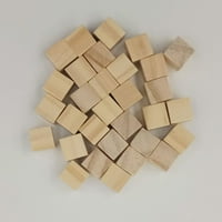 Farfi Jednostavni kvadrati drveni šipkani zanatski scrapkebook DIY tipke