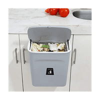 Kuhinjski kompost bin, 9L kante za smeće, kontratop ili viseći mali kanti za smeće sa poklopcem za kupaonicu