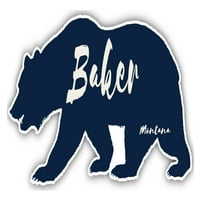 Baker Montana suvenir 3x frižider magnetni medvjed dizajn