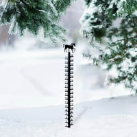 CGLFD Cleariance Muserov, željeznički umjetnički rukovoditelj Merač snijega, mjerni udio, metalni dvorišni mjerač kiše za vanjski vrtni ukras