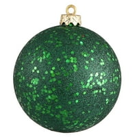 Smaragdni zeleni holografski sjaj Shatter otporan na božićni ukras 6