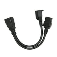 Muški do ženski kabel, IEC C i IEC C i 5-15R kabel za napajanje plamtantno retardan 12,6in za stolne