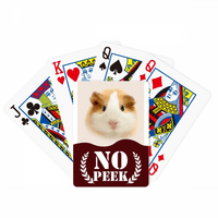 Hrčak PET smeđa kosa Art Deco modni Peek poker igračka karta Privatna igra