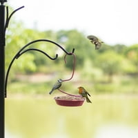 Metal Viseći divlji hranilac ptica, vrtno dvorište Vanjski ukras, distributer hrane za ptice, hranilica