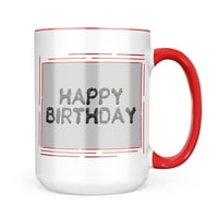 Neonblond Happy Birthday Black Ink BURBING KUPI poklon za ljubitelje čaja za kavu