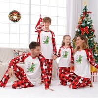 pseurrlt podudaranje mališane božićne pidžame životinje nese organskog pamučnog dječaka božićne pidžame