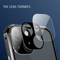 Dteck Case za iPhone Pro, magnetna adsorpcija metalna futrola protiv špijunske privatnosti dvostruko