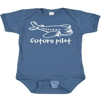 Inktastični pilot pilot avion doodle ravni poklon baby boy ili baby girl bodysuit