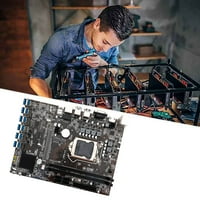 B250C BTC rudarska matična ploča sa G CPU + 8G DDR RAM + prekidač + odvijač USB3. Slotovi LGA DDR VGA