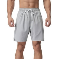Muške kratke hlače Plain Boja Glatki bodovi Sportske hlače Muške fitness hlače Ljeto Tanke labave brzo