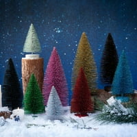 Handeo Stolpop Mini božićno stablo Višekorački umjetni dekor stabla sa bazom za božićnu zabavu Početna