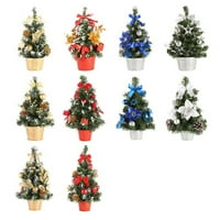 Ukrašeno umjetno božićno drvce sa ukrasima, božićnim ukrasima