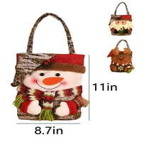 Avamo božićne točke torbe Xmas Candy torbe kontejner poklon torbica Flannel ukrasi asortirana jelena