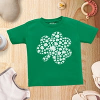 Trgovina 4EVER Shamrock Cloud St. Patrick's Day Debdler's Pamučna majica 4T zelena