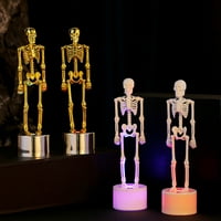 Wirlsweal Halloween Skeleton svjetlosni ukras svjetlosna šarena LED baterija sablasna sablasna kosturna
