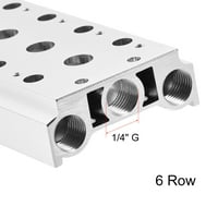 1 4 G g nit reda aluminijski malenoidni pneumatski bazi za pneumatsku ventilu za 4V seriju