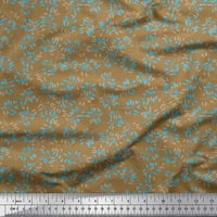 Tkanina za pamučnu pamučnu pamučnu vrpcu umjetničko lišće Ispis tkanine sa širokim dvorištem