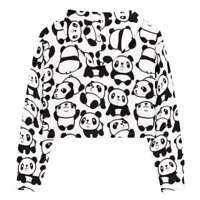 Binienty Dukseri za teen Girls Trendy 9- godina Slatka pandas okrugla vrat tunika ramena Udobna lagana