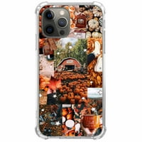 Jesenja žetve Curchkins futrola za iPhone Pro, estetsko umjetničko dizajn uzorak TPU Shock Proof Cover