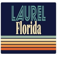Laurel Florida Vinil naljepnica za naljepnice Retro dizajn