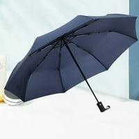 SHLDYBC Compact Potpuno automatski putnički kišobran vjetar i vodootporni kišobran UV zaštita golf kišobran