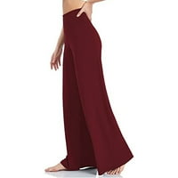 Camland gamaši Ljeto plus veličina modne joge hlače Čvrsta boja rastezanja za žene visoke struksete