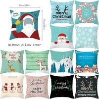Gooy Božićni jastuk Xmas Santa Claus Sofa bacač jastuk za jastuk kućica Kućni krevet Decor