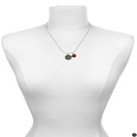 Delight nakit silvertne medicinske sestre Caduceus brtvi - LVN Red Lucky Ladybug ogrlica i viseći naušnice